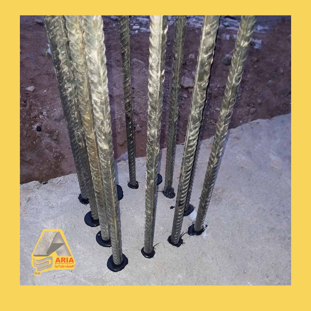 کاشت میلگرد ستون کرمان