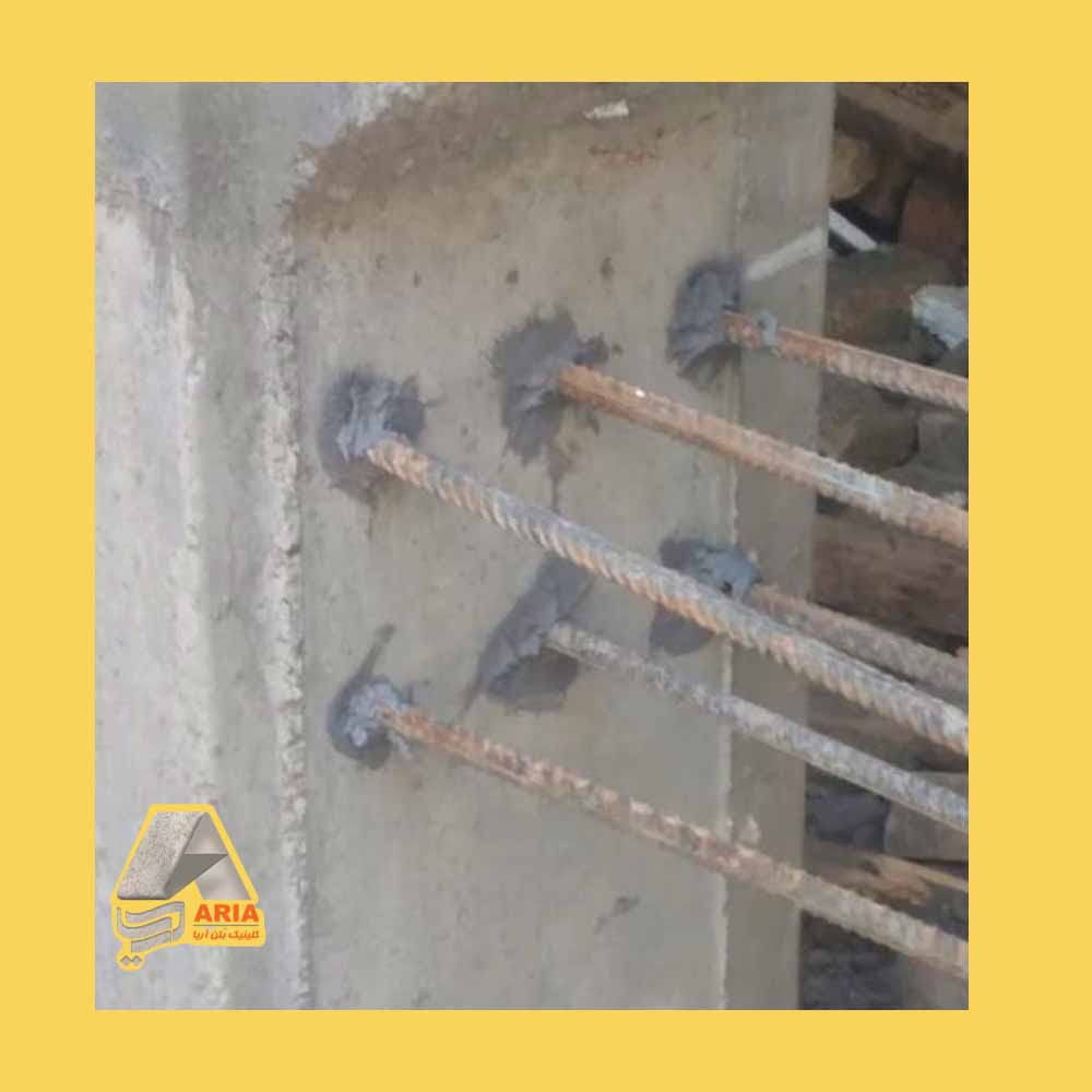 کاشت میلگرد تیر پله کرمان