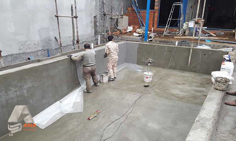 روش های آب بندی استخر