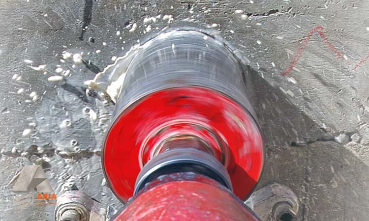 مغزه گیری بتن